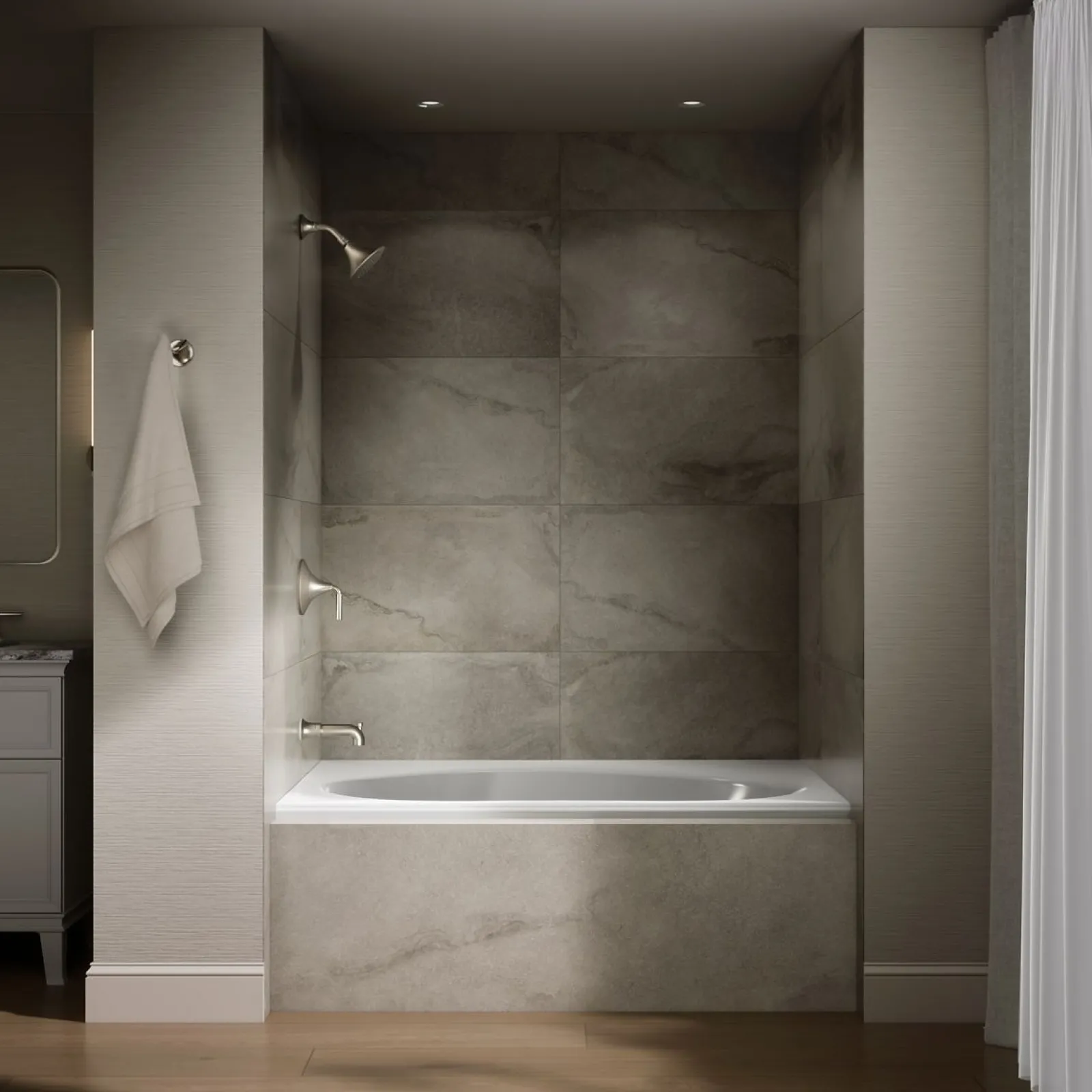 60" x 42" alcove bath, left drain^Kohler Outlet