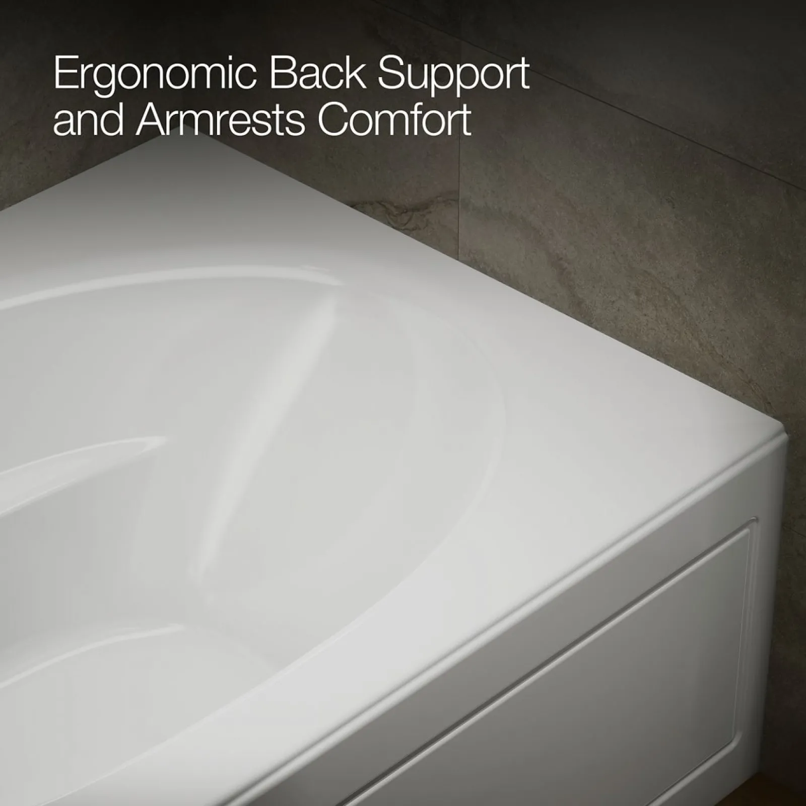 60" x 42" alcove bath, left drain^Kohler New