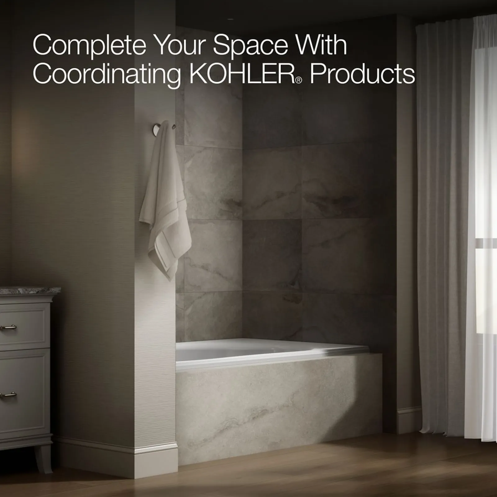 72" x 42" alcove bath, left drain^Kohler Discount