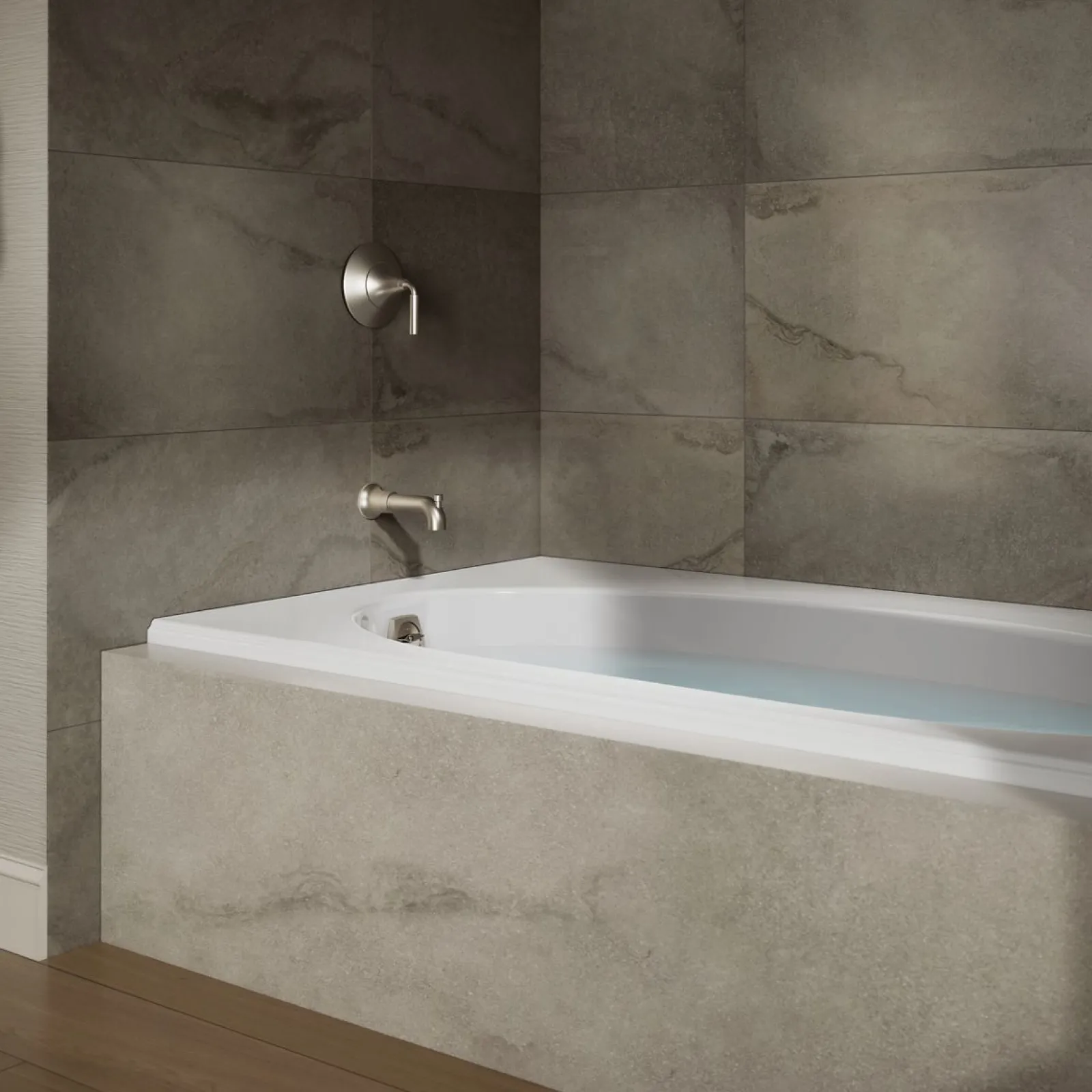 72" x 42" alcove bath, left drain^Kohler Discount