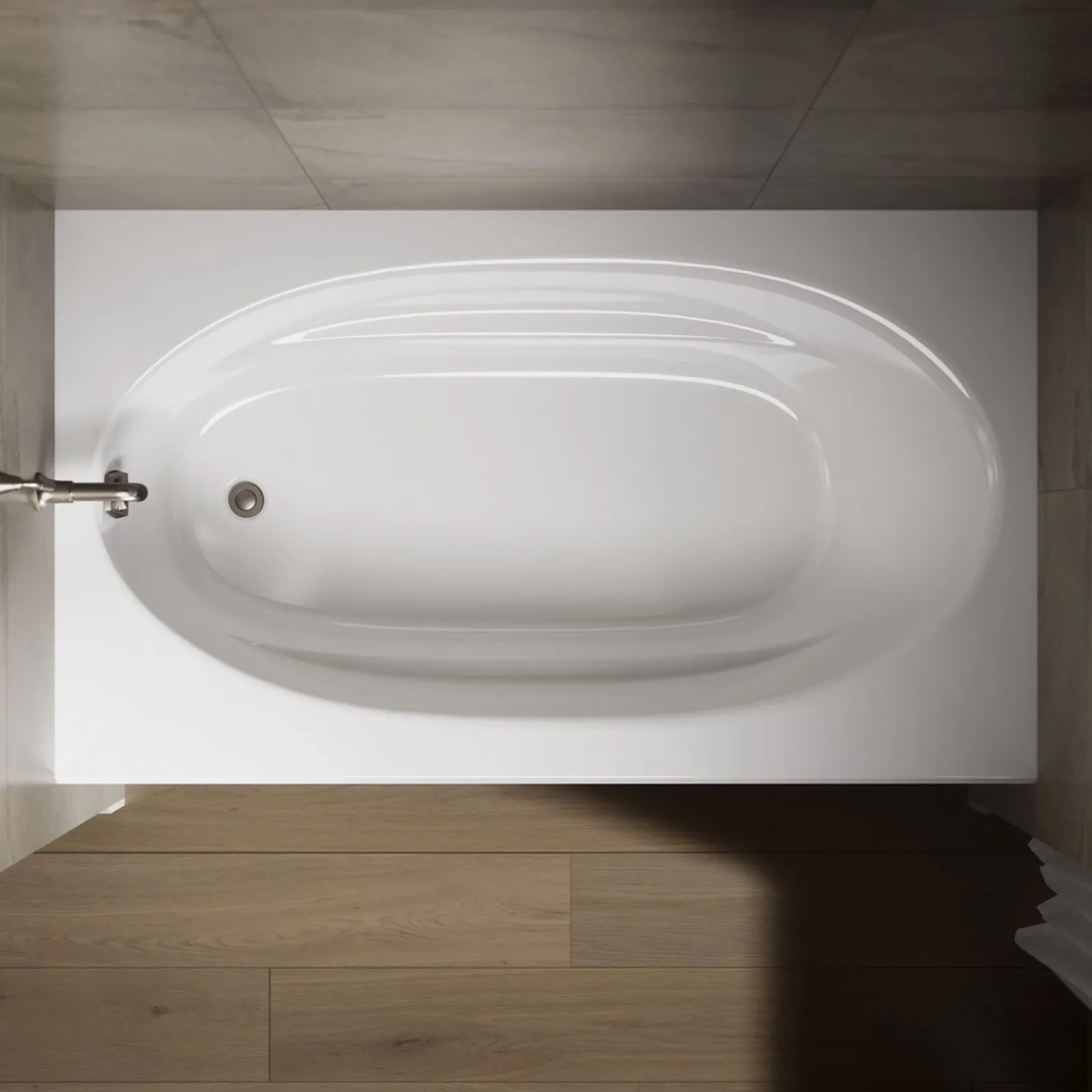72" x 42" alcove bath, left drain^Kohler Sale