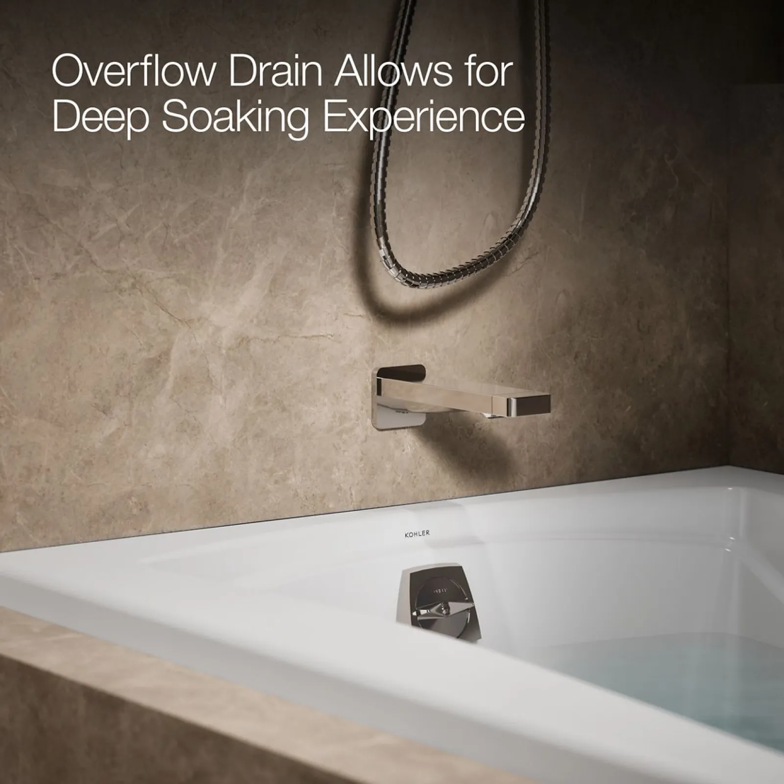 60" x 36" alcove bath, left drain^Kohler Clearance