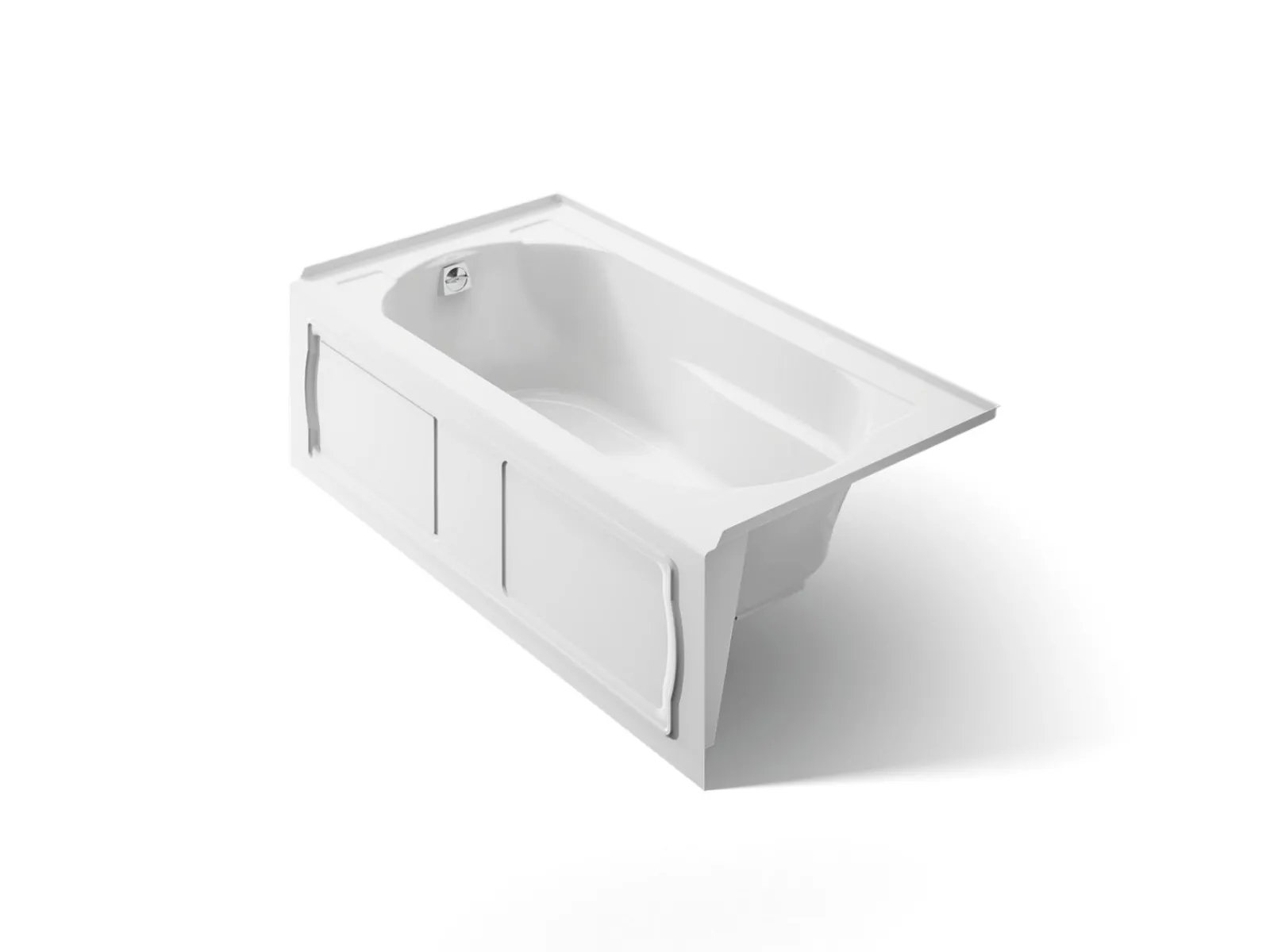 60" x 32" alcove bath, left drain^Kohler Hot