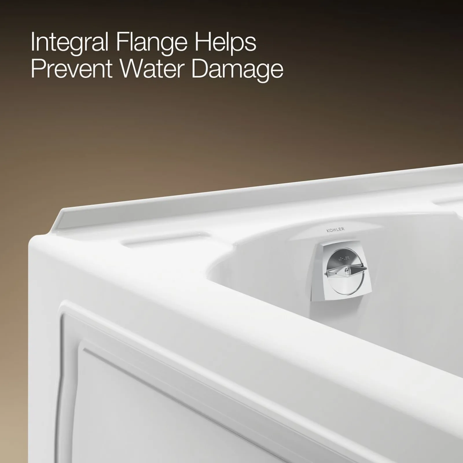 60" x 32" alcove bath, left drain^Kohler Hot