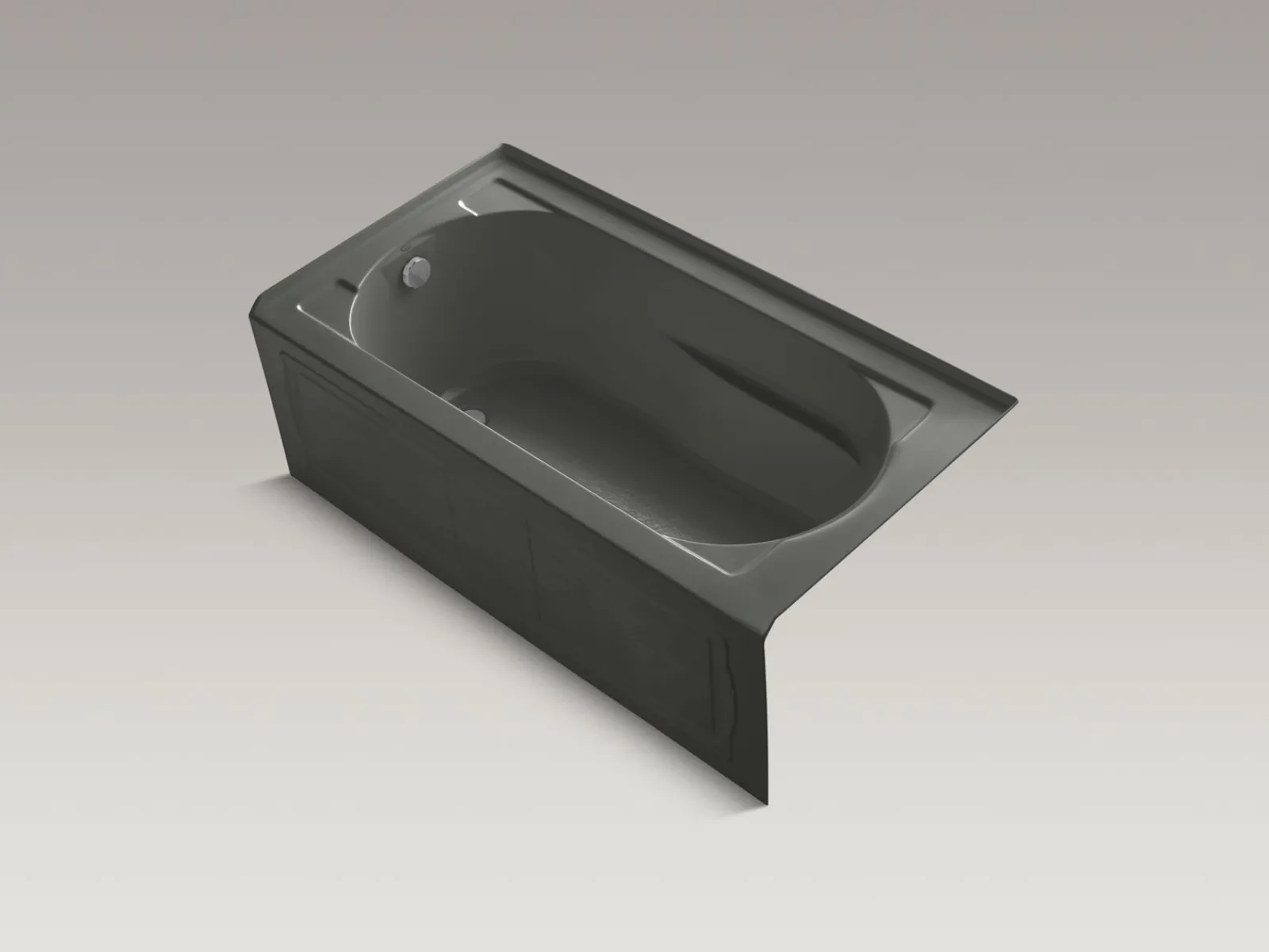 60" x 32" alcove bath, left drain^Kohler Hot