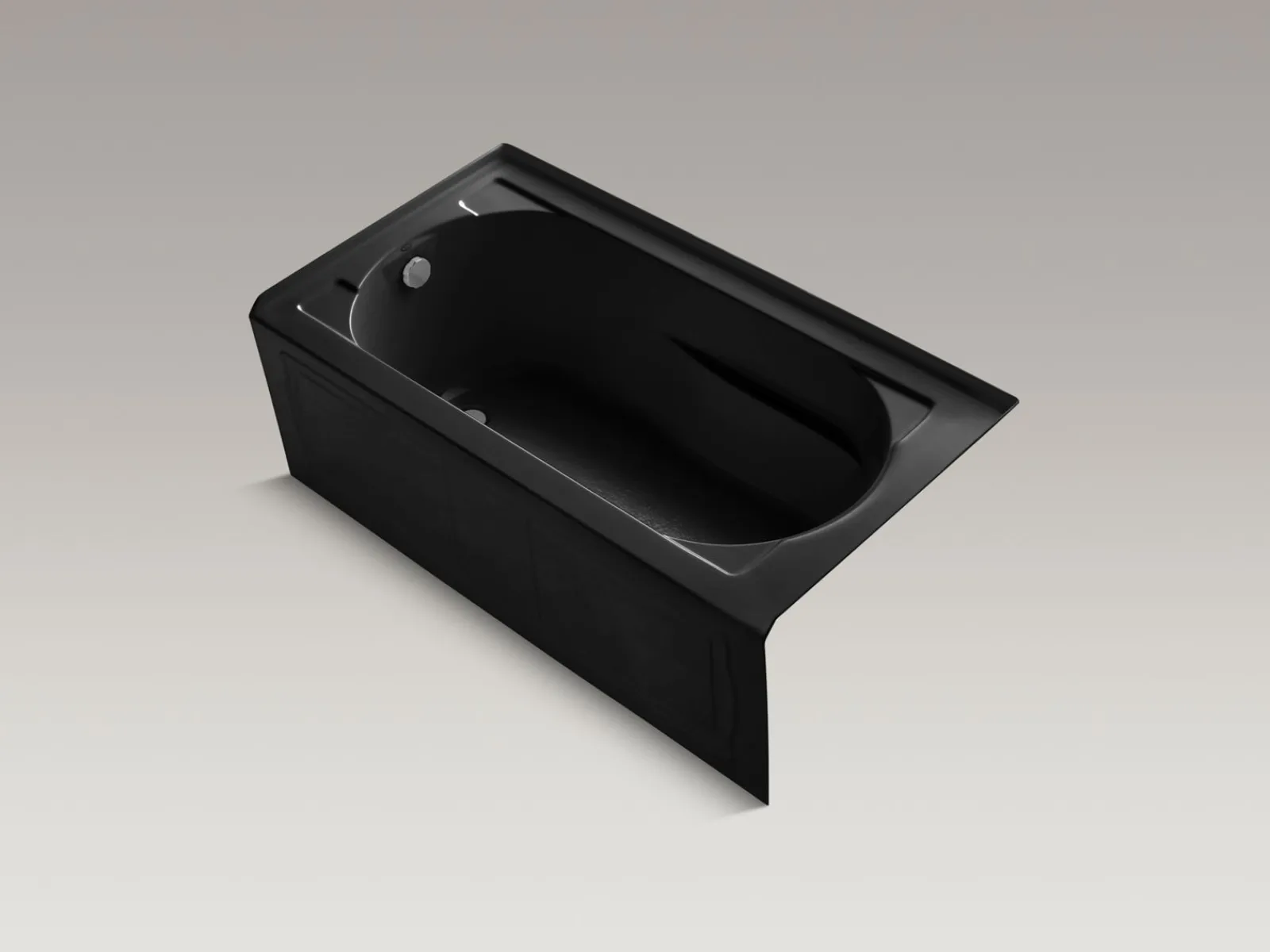 60" x 32" alcove bath, left drain^Kohler Hot