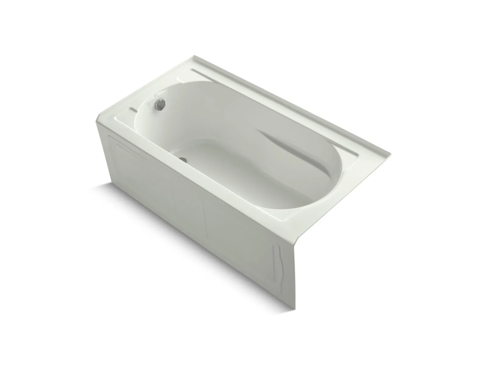 60" x 32" alcove bath, left drain^Kohler Hot