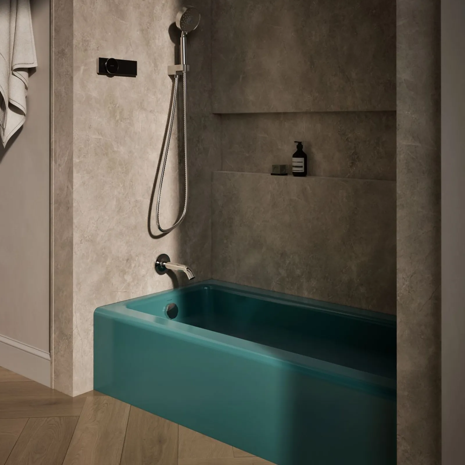 60" x 30-1/4" alcove bath, left drain^Kohler Clearance