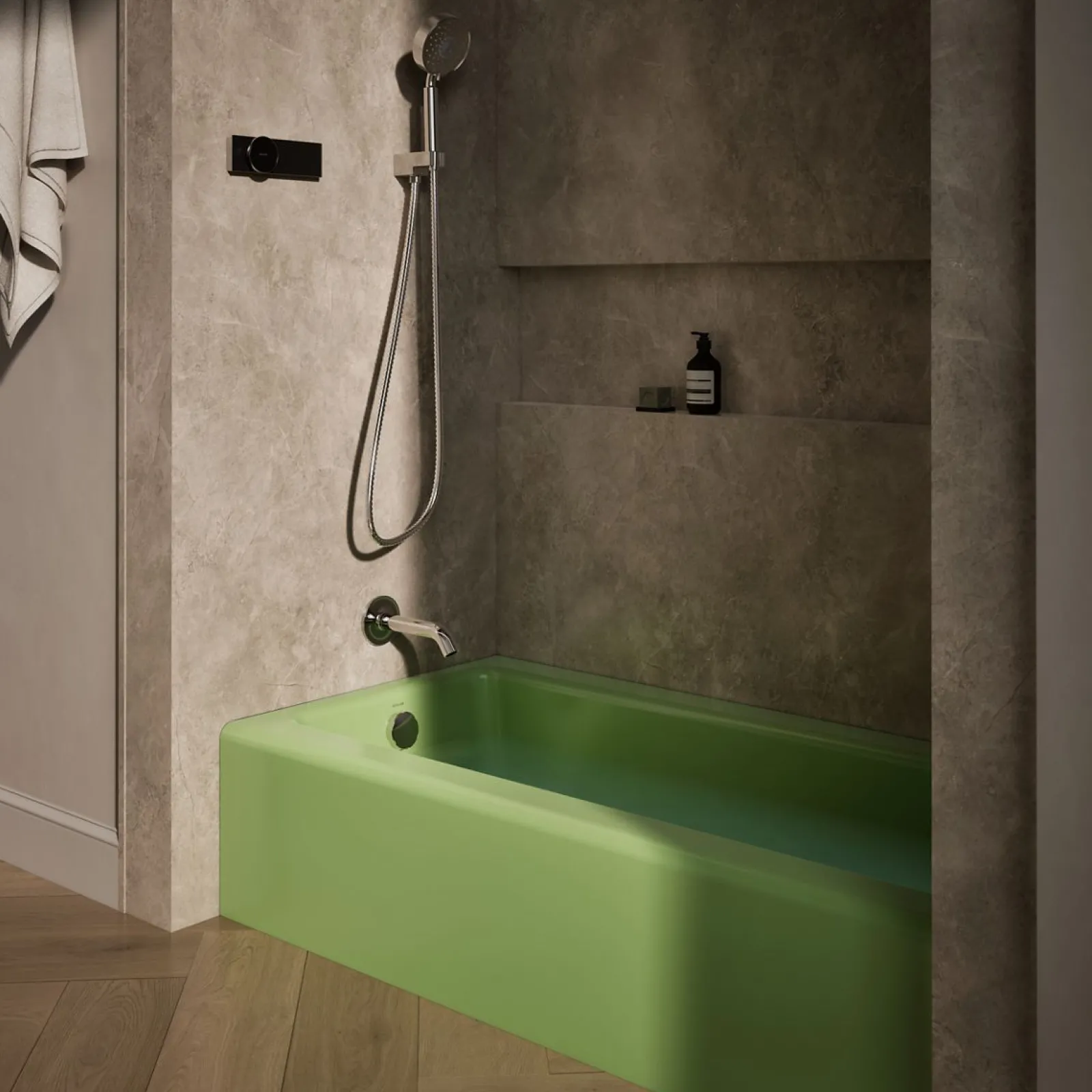 60" x 30-1/4" alcove bath, left drain^Kohler Clearance