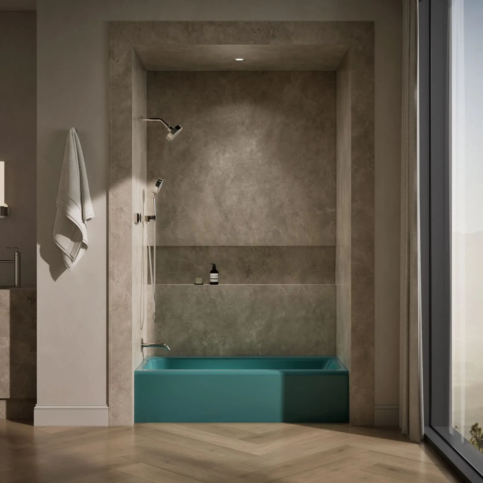 60" x 30-1/4" alcove bath, left drain^Kohler Clearance
