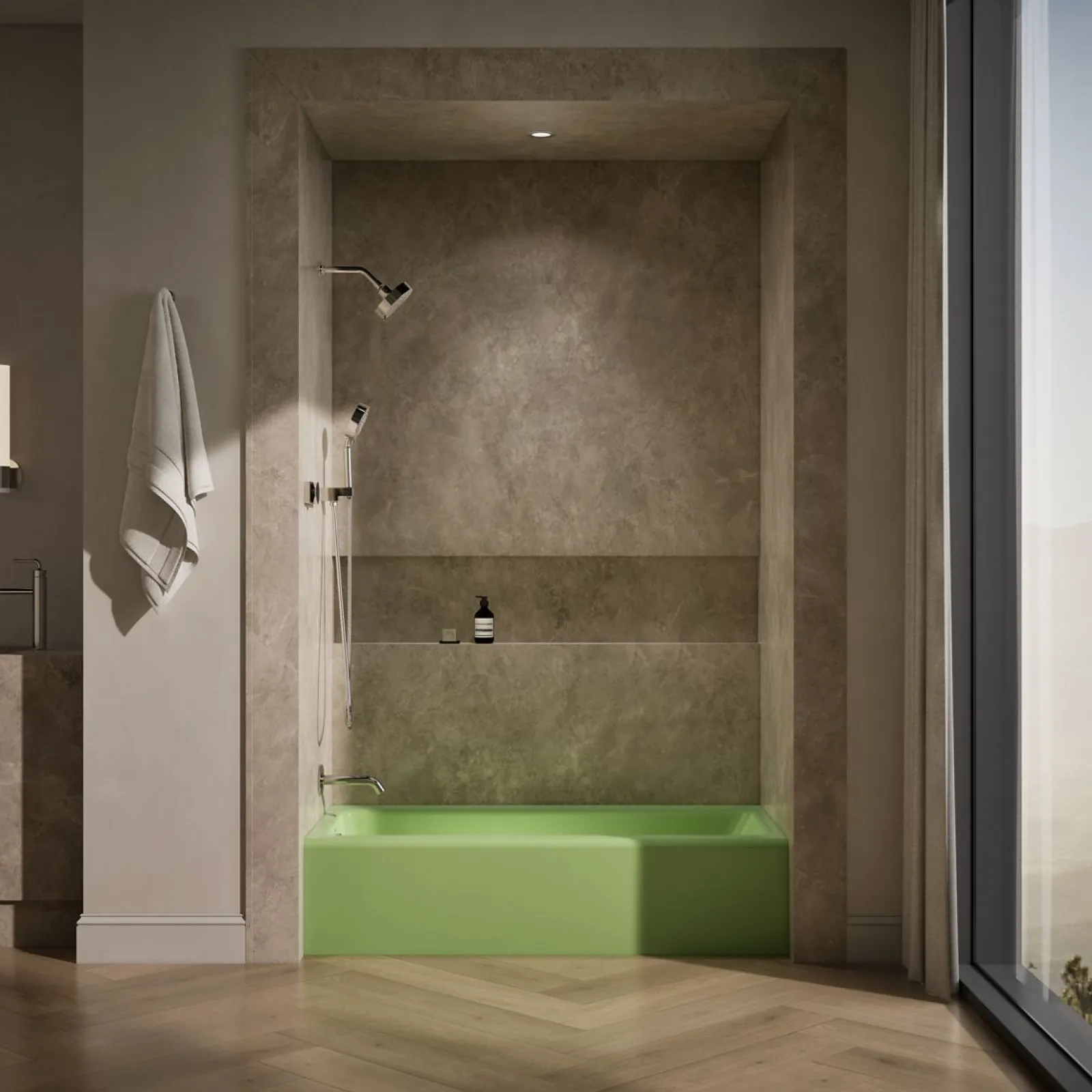 60" x 30-1/4" alcove bath, left drain^Kohler Clearance