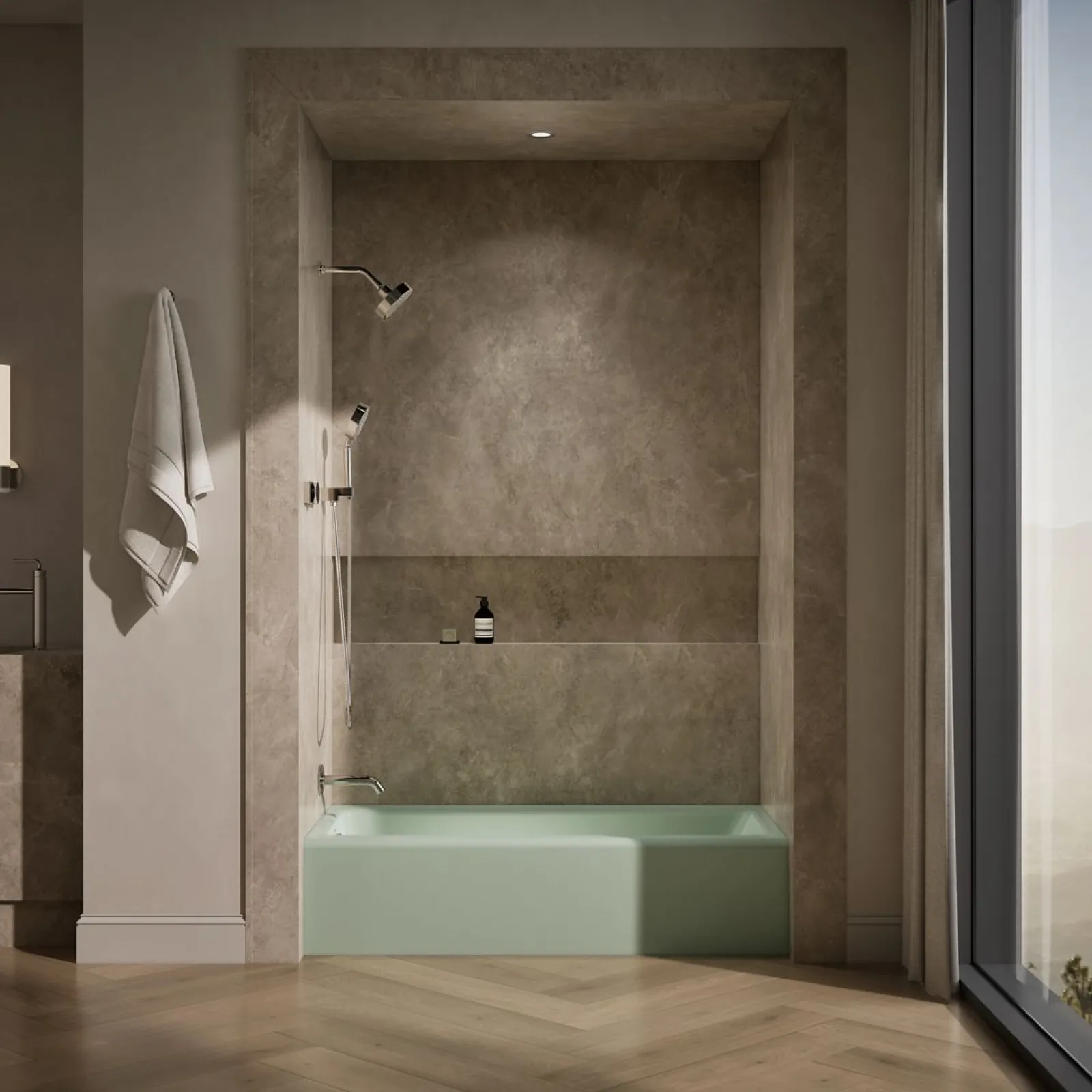 60" x 30-1/4" alcove bath, left drain^Kohler Clearance