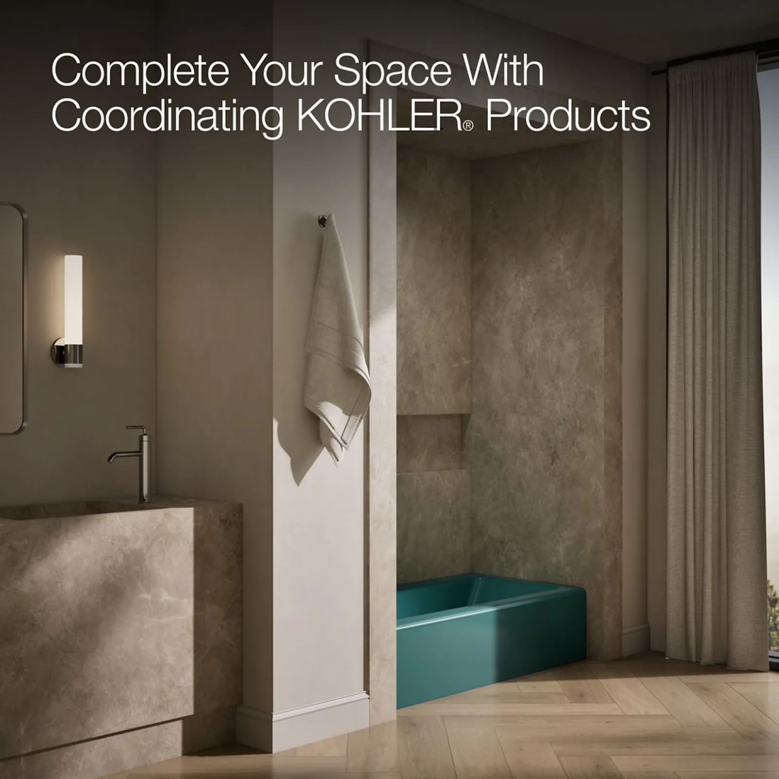 60" x 30-1/4" alcove bath, left drain^Kohler Clearance