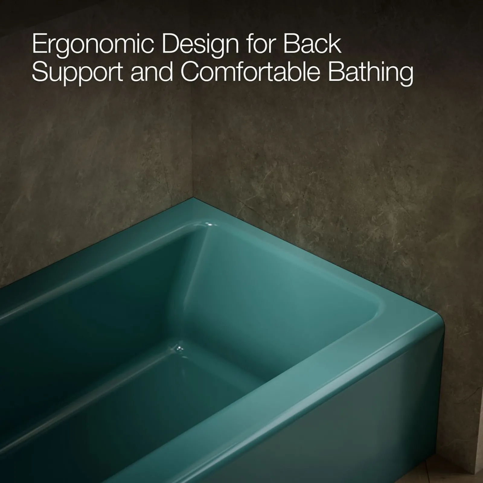 60" x 30-1/4" alcove bath, left drain^Kohler Clearance