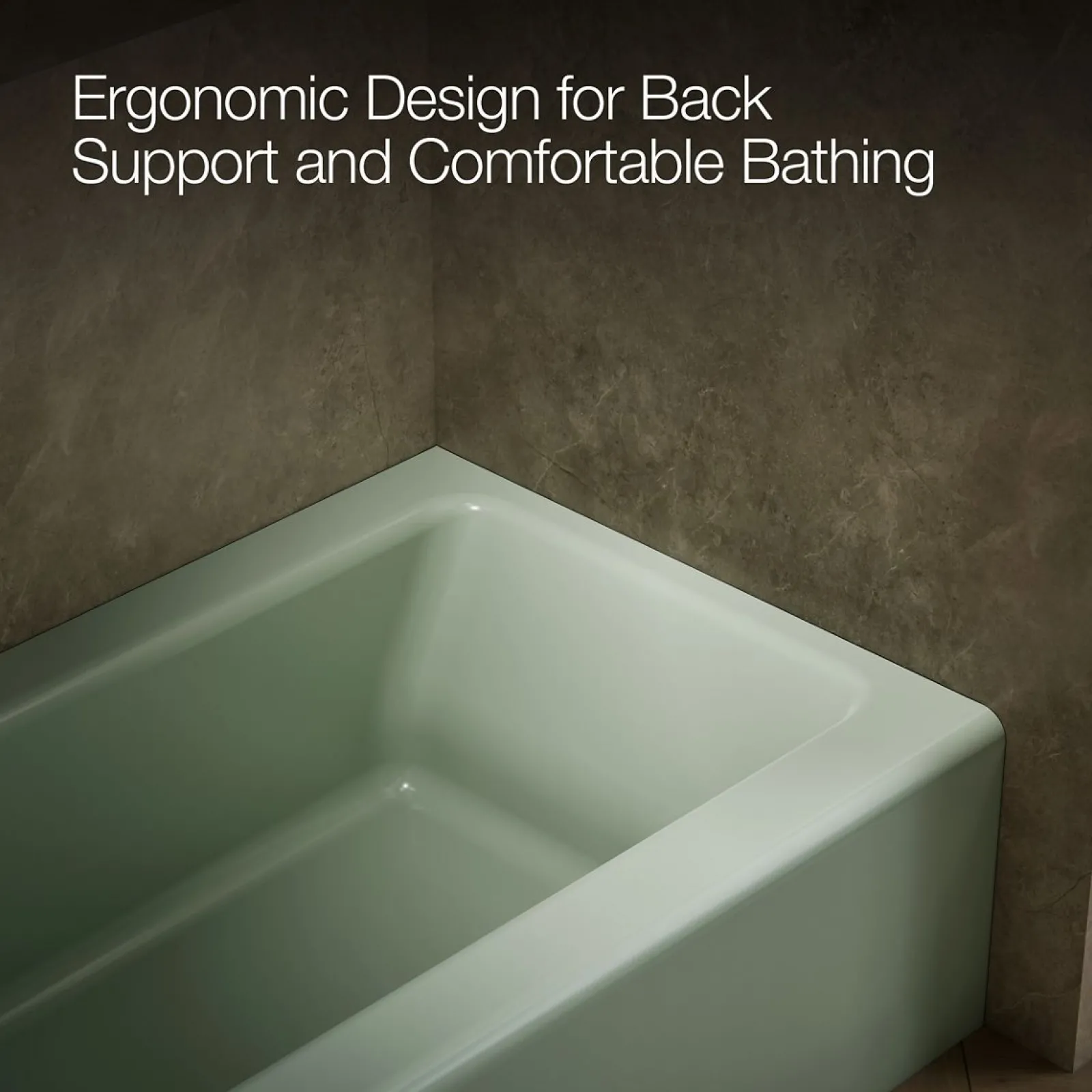 60" x 30-1/4" alcove bath, left drain^Kohler Clearance