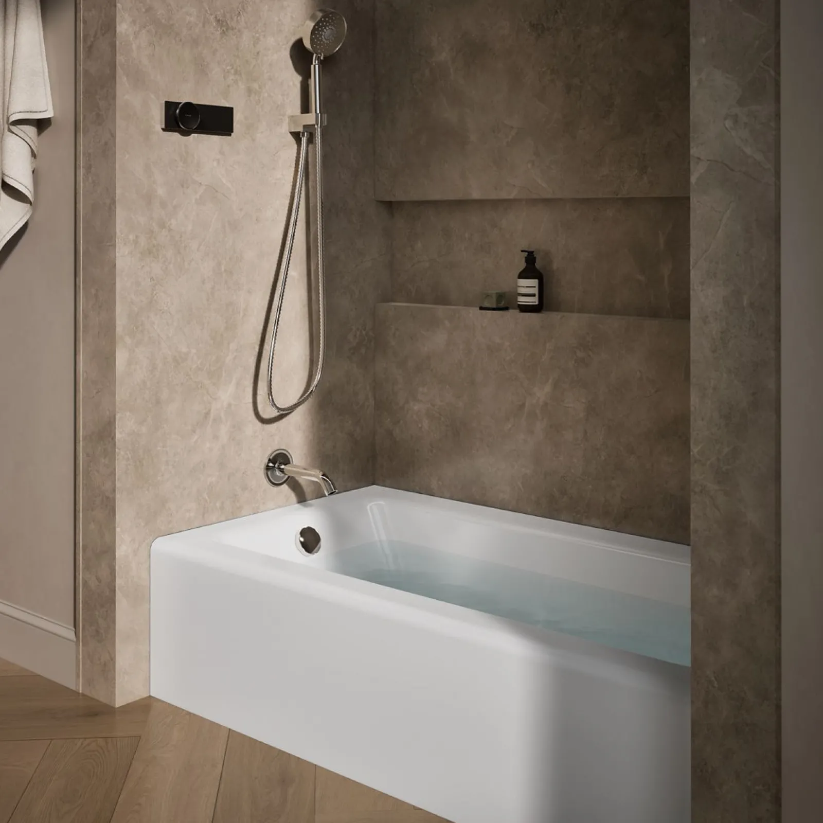60" x 32" alcove bath, left drain^Kohler Online