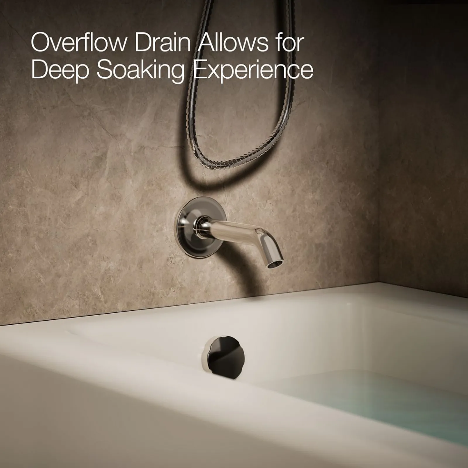 66" x 32" alcove bath, left drain^Kohler