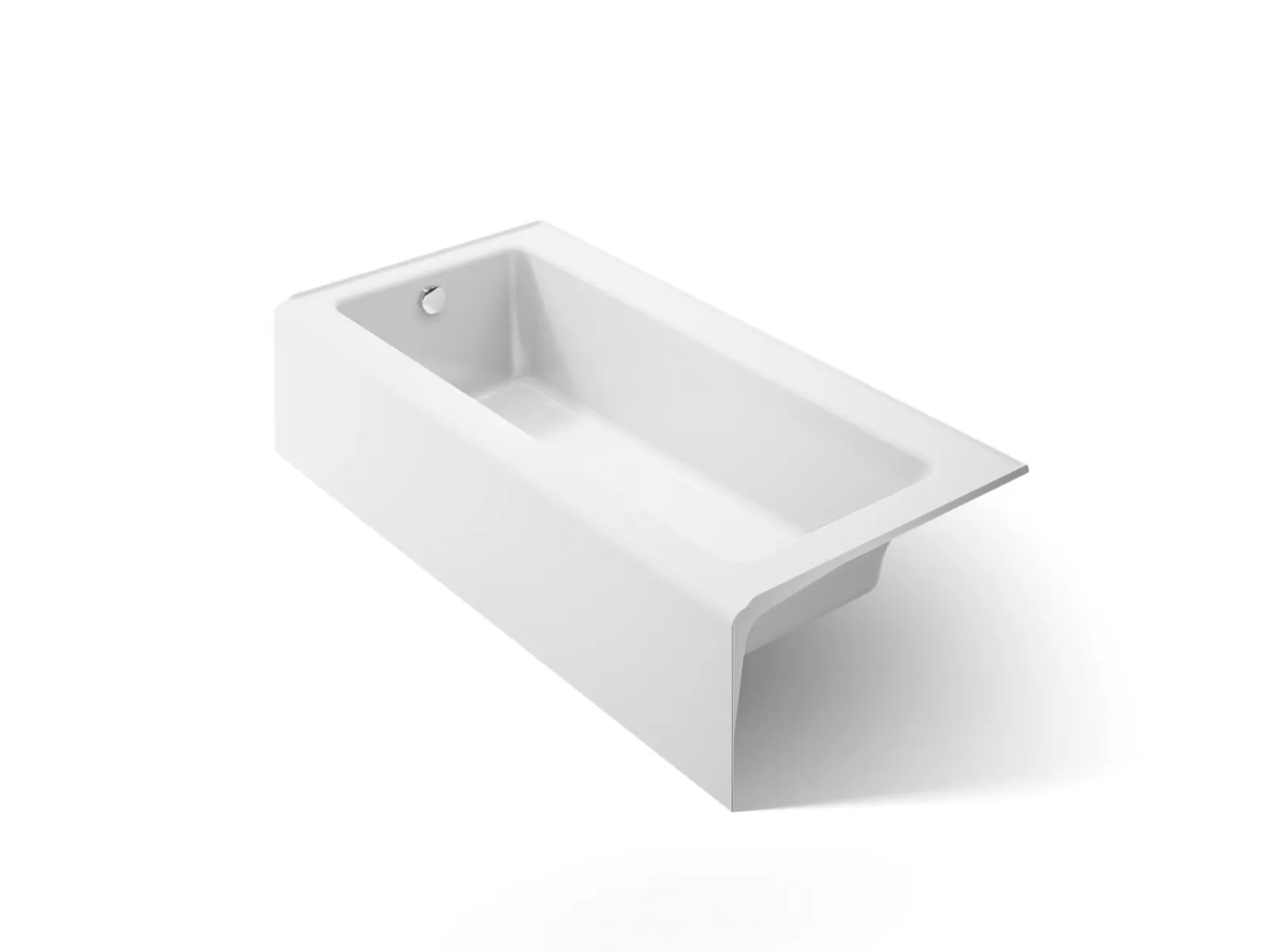 66" x 32" alcove bath, left drain^Kohler