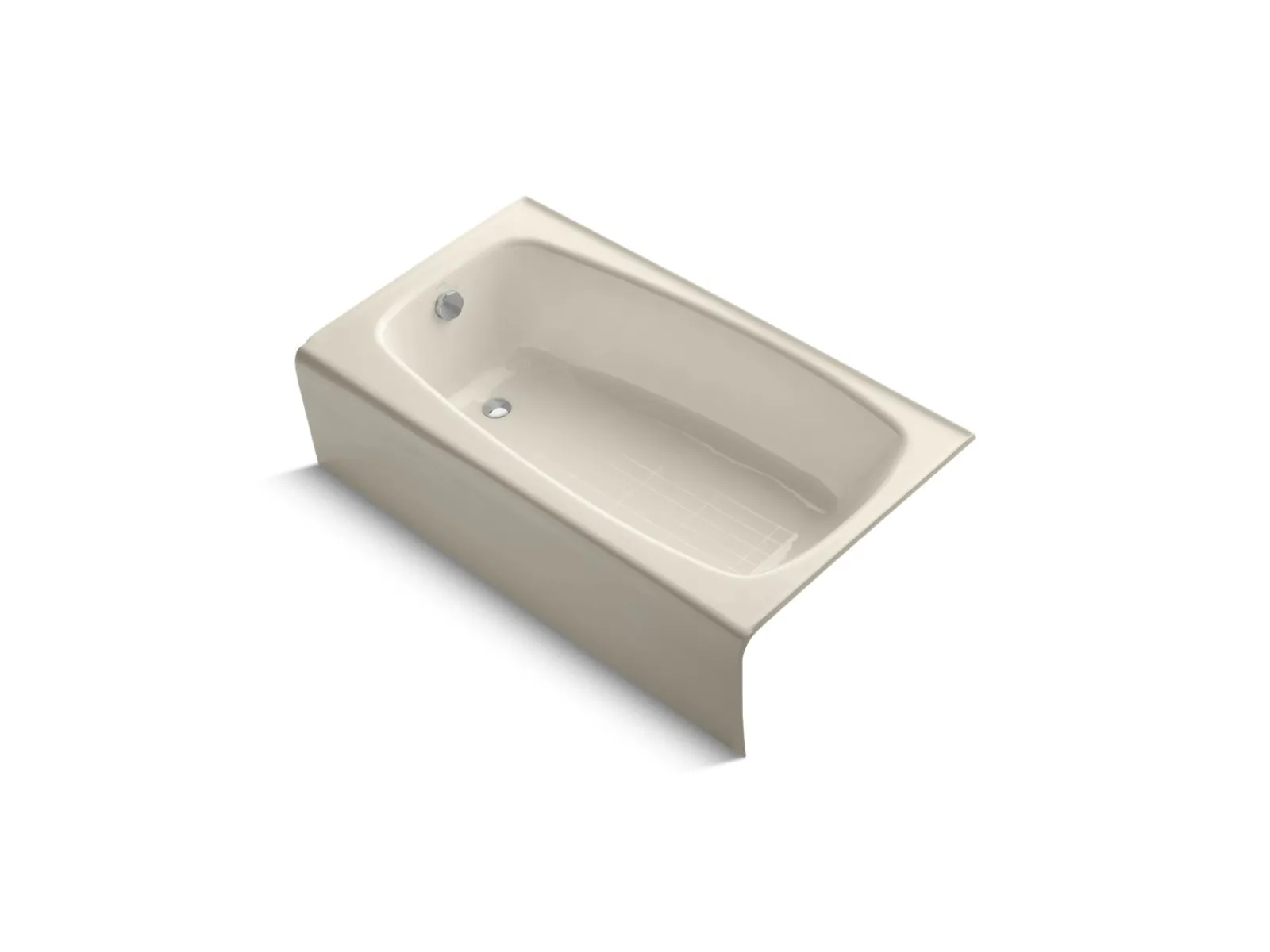 54" x 30-1/4" alcove bath, left drain^Kohler Clearance