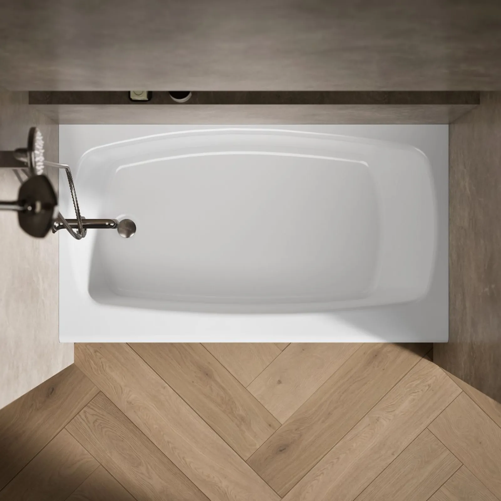 54" x 30-1/4" alcove bath, left drain^Kohler Clearance
