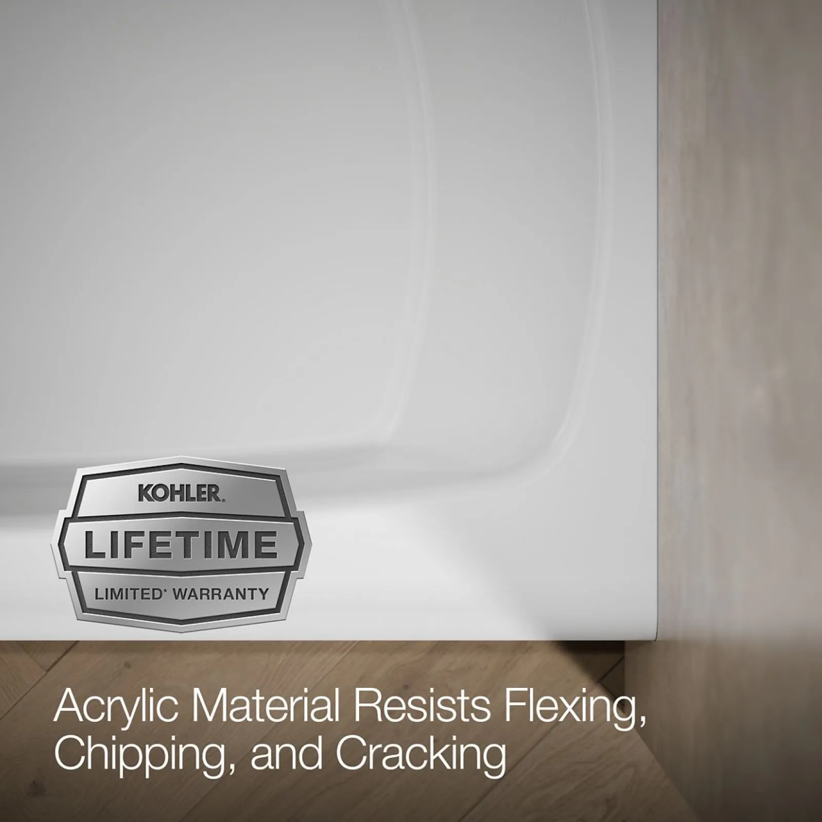54" x 30-1/4" alcove bath, left drain^Kohler Clearance