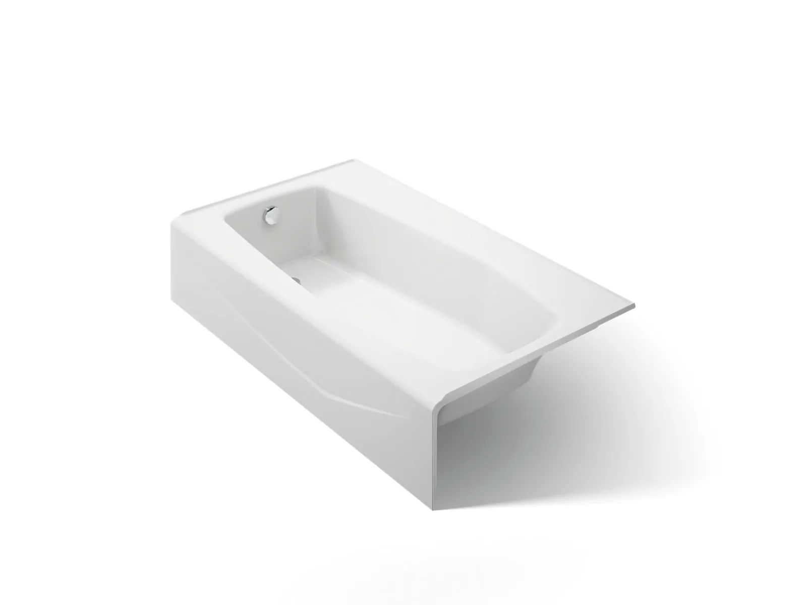 60" x 34-1/4" alcove bath, left drain^Kohler Online