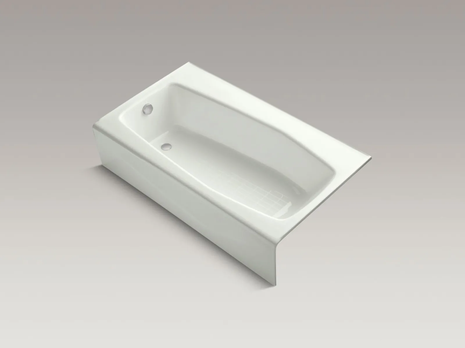 60" x 34-1/4" alcove bath, left drain^Kohler Online