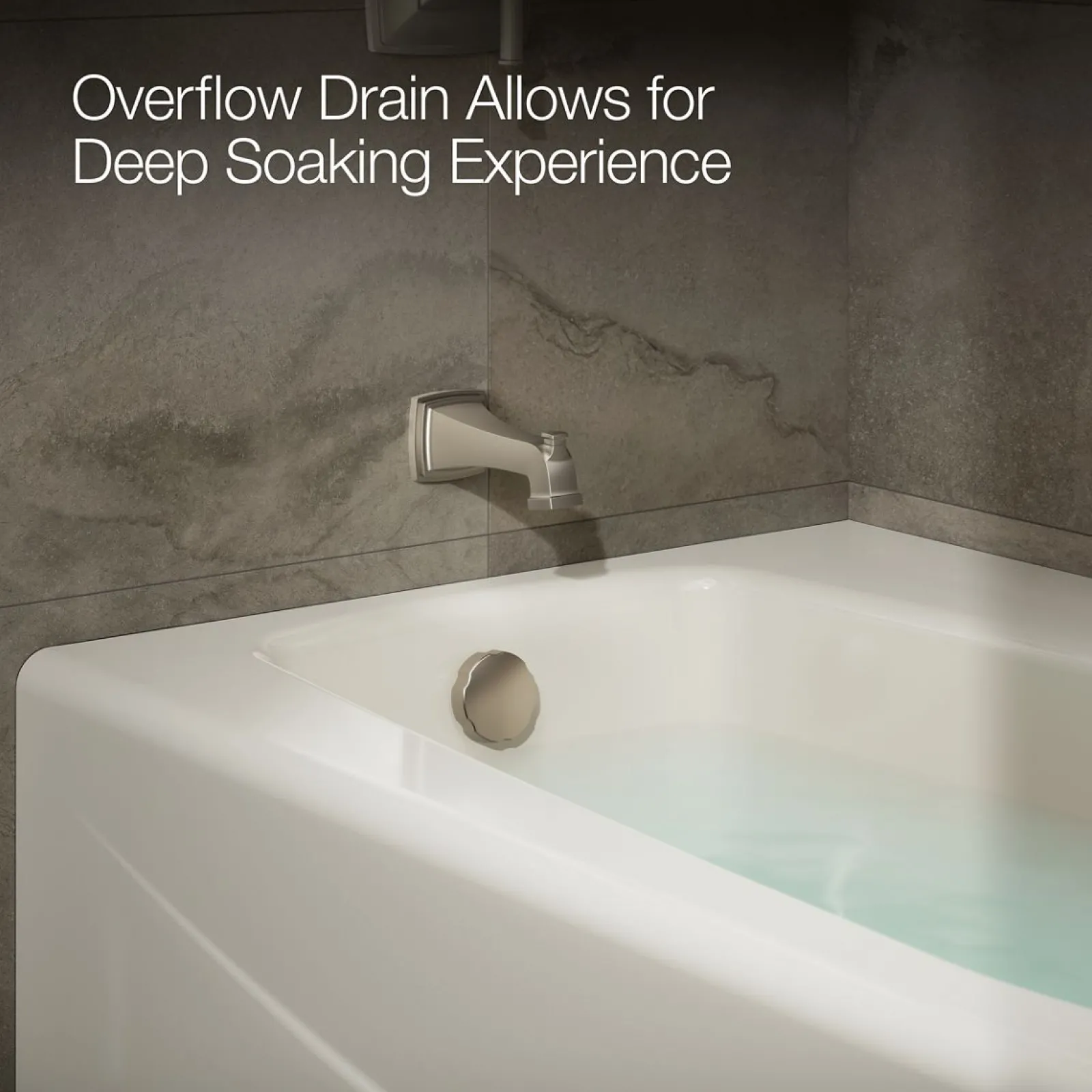 60" x 34-1/4" alcove bath, left drain^Kohler Online