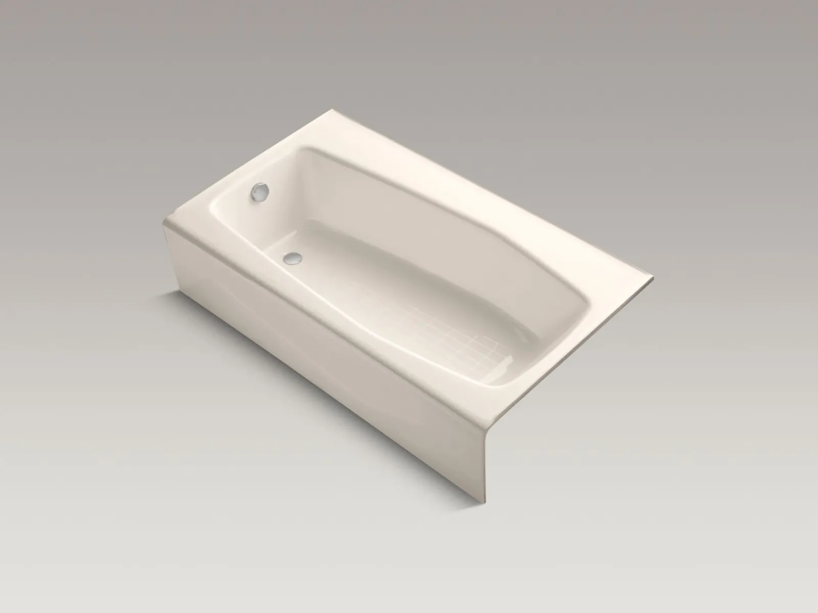 60" x 34-1/4" alcove bath, left drain^Kohler Online