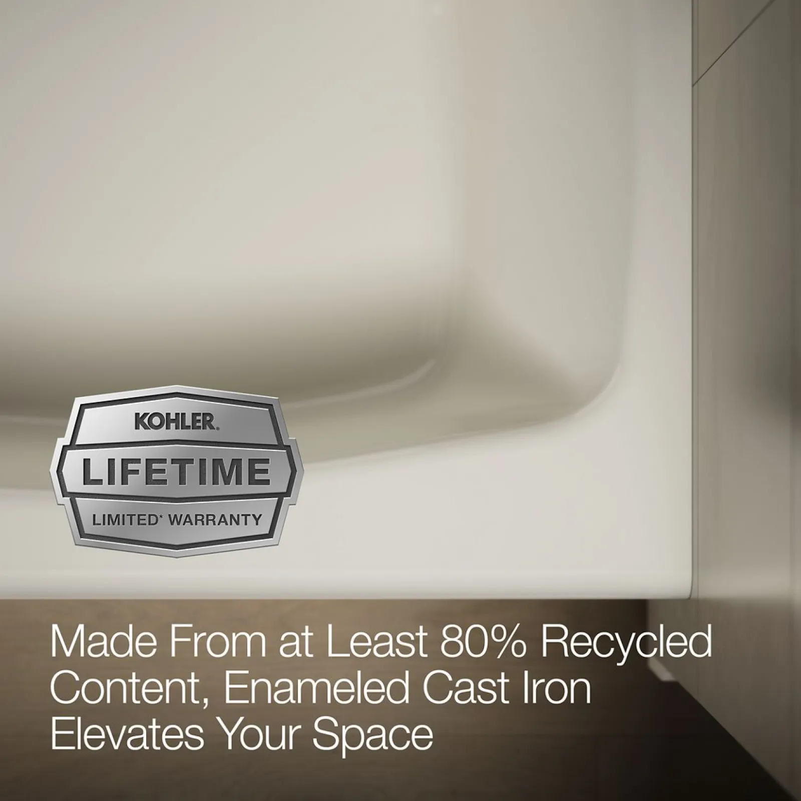 60" x 34-1/4" alcove bath, left drain^Kohler Online