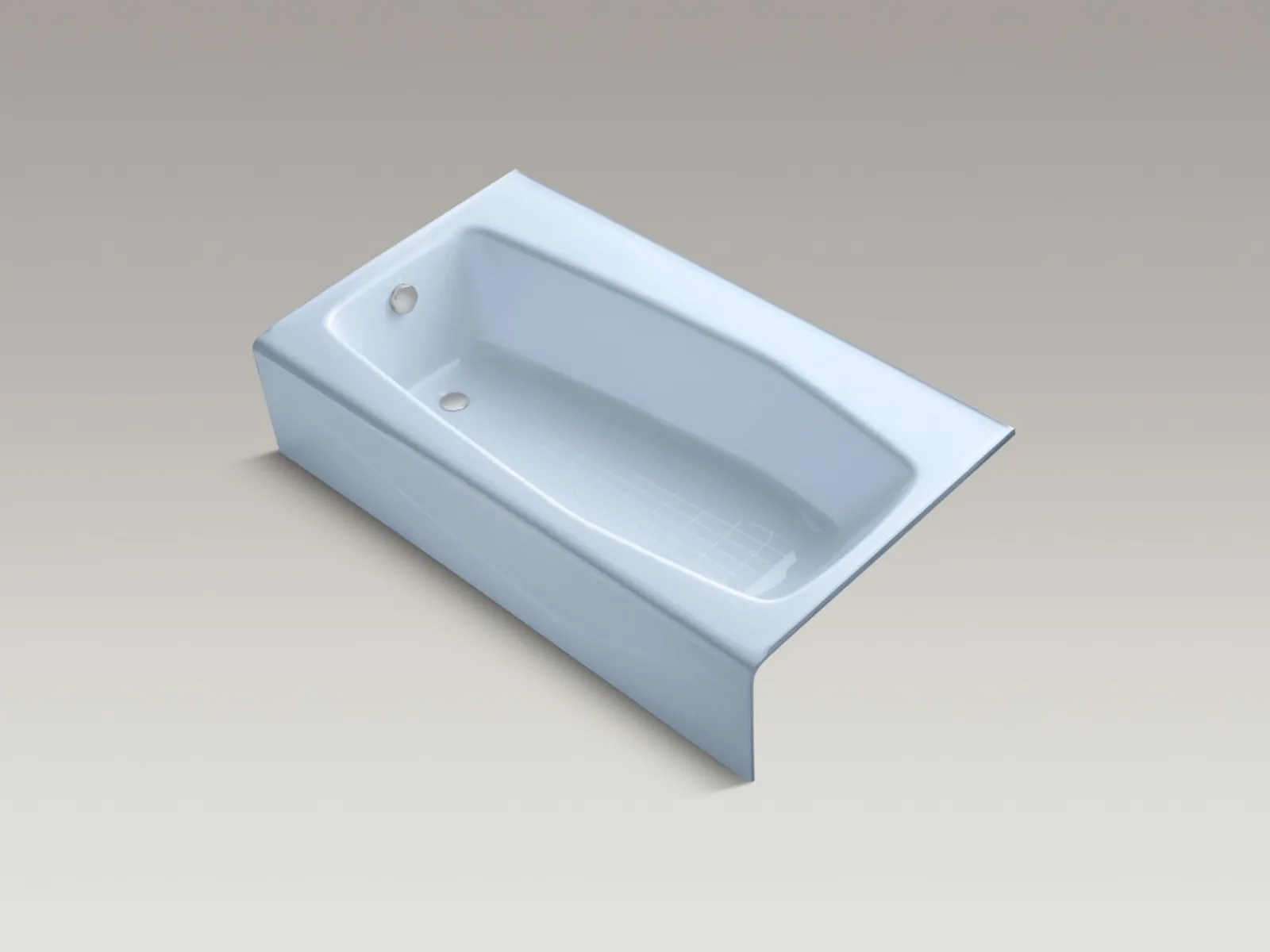 60" x 34-1/4" alcove bath, left drain^Kohler Online