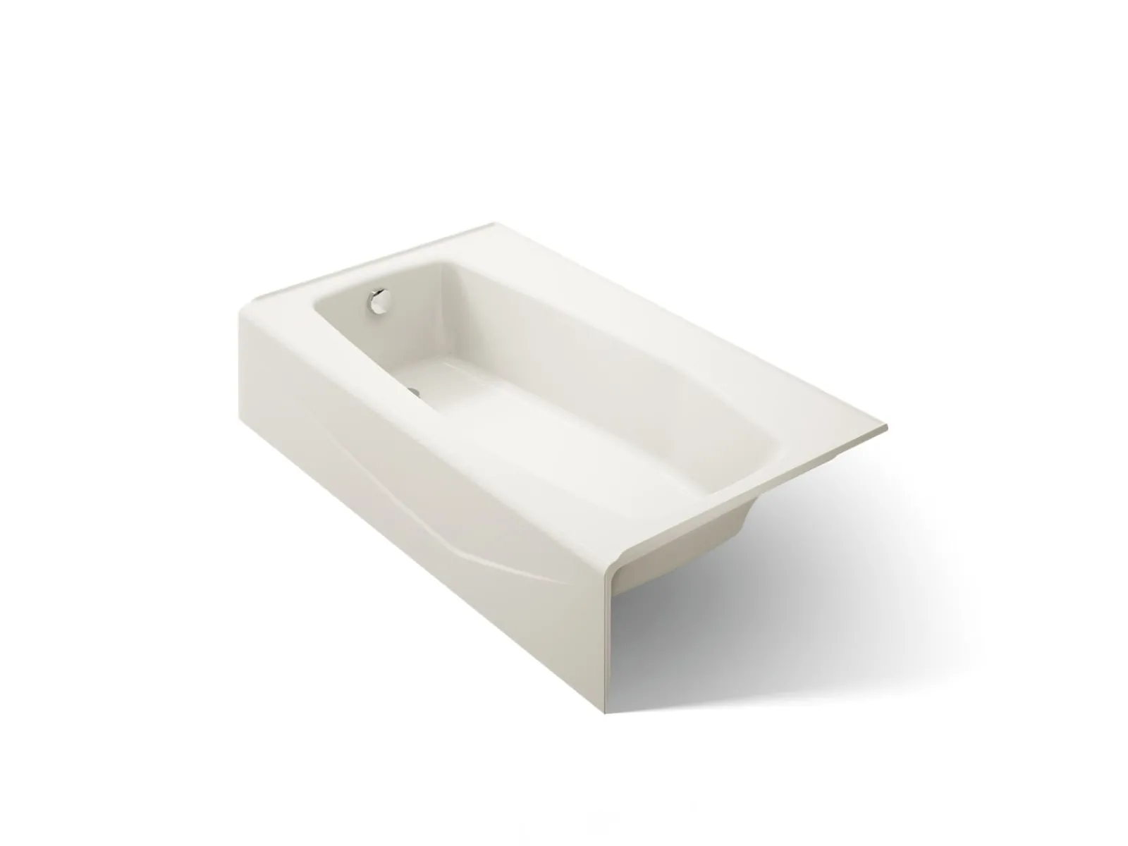 60" x 34-1/4" alcove bath, left drain^Kohler Online