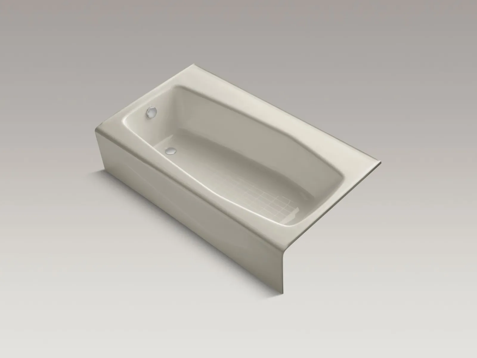 60" x 34-1/4" alcove bath, left drain^Kohler Online