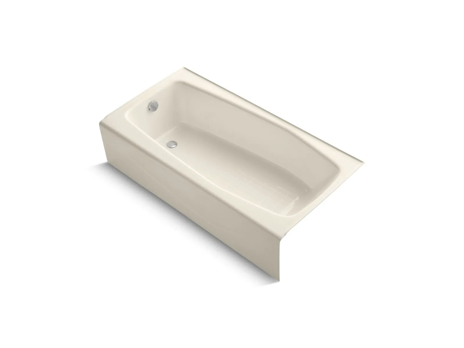 60" x 30-1/4" alcove bath, left drain^Kohler New
