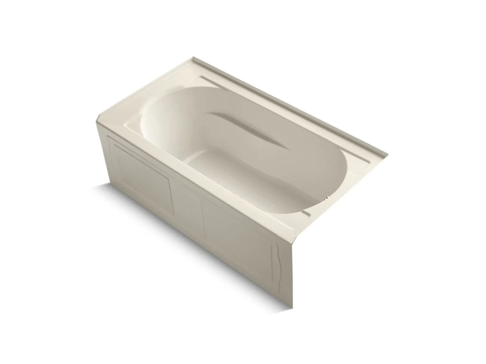 60" x 32" alcove bath, right drain^Kohler New