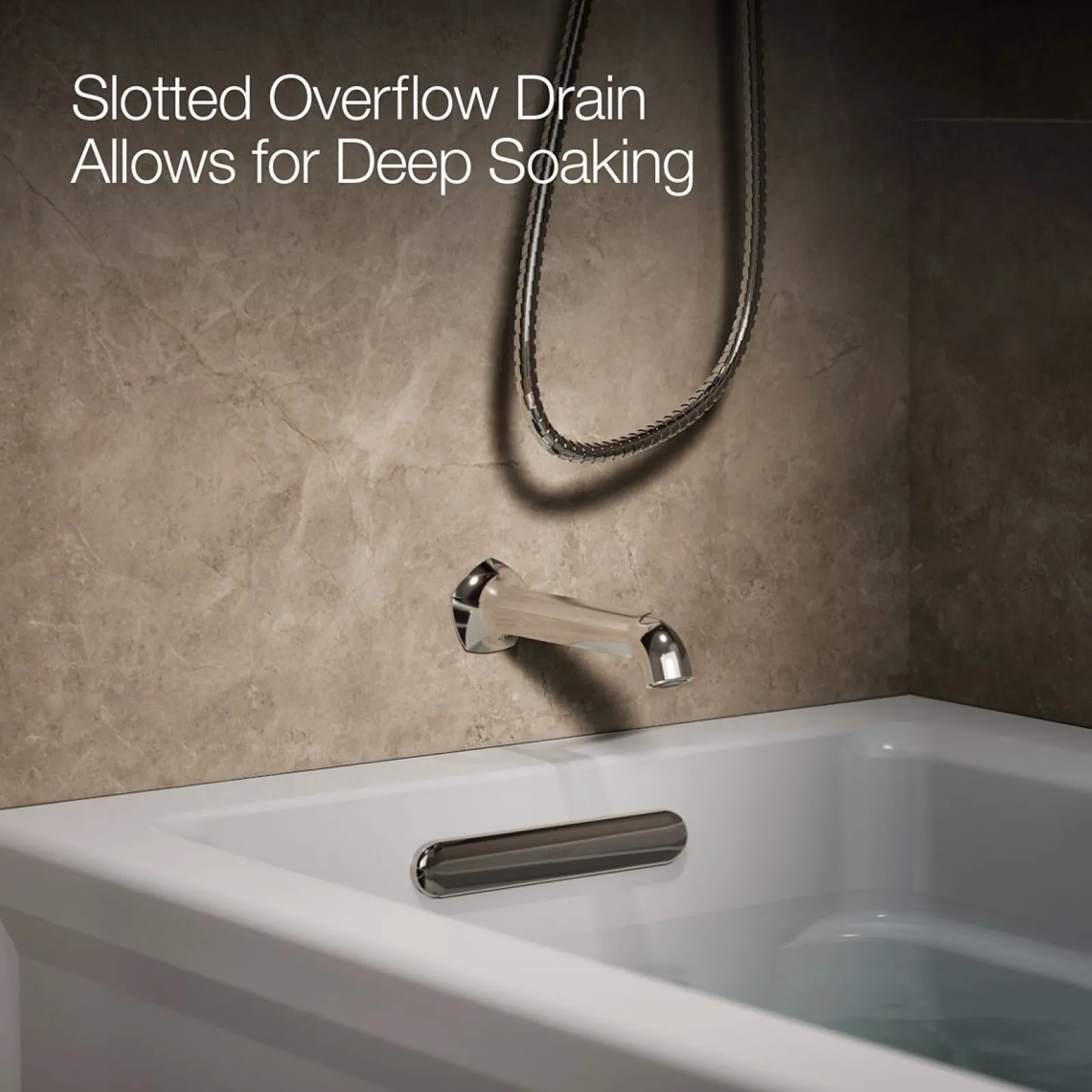 60" x 32" alcove bath with Bask® heated surface, left drain^Kohler Clearance