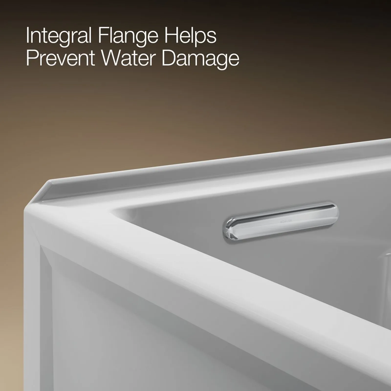 60" x 32" alcove bath with Bask® heated surface, left drain^Kohler Clearance