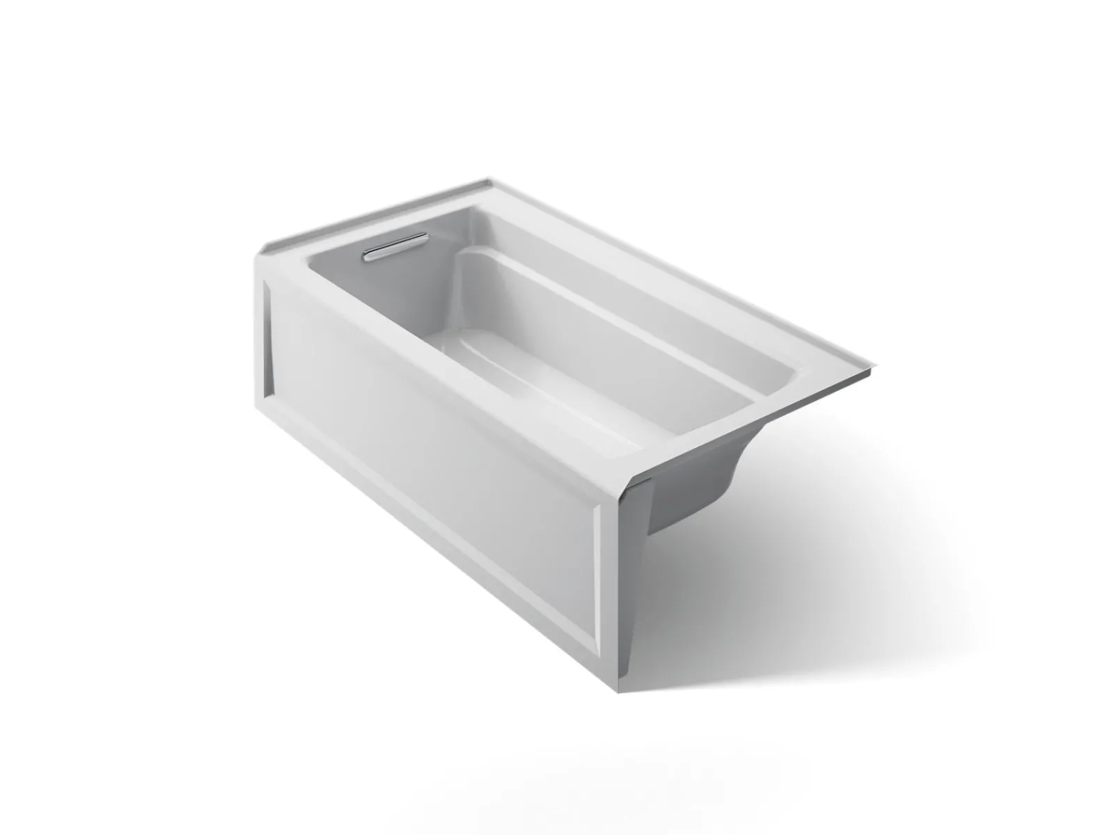 60" x 32" alcove bath with Bask® heated surface, left drain^Kohler Clearance