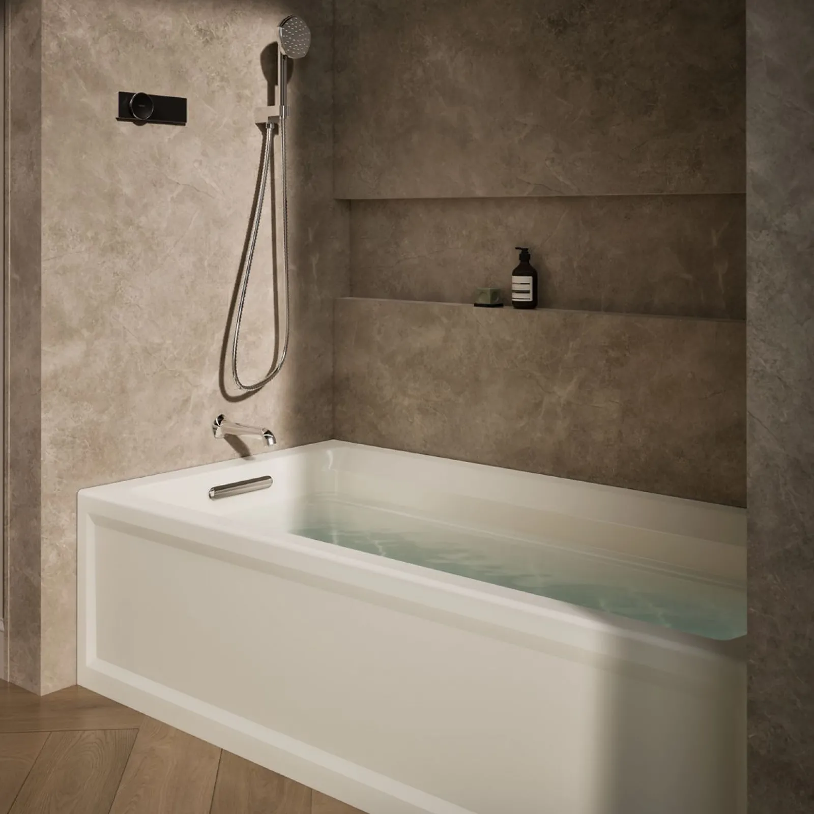 72" x 36" alcove bath with Bask® heated surface, left drain^Kohler Discount