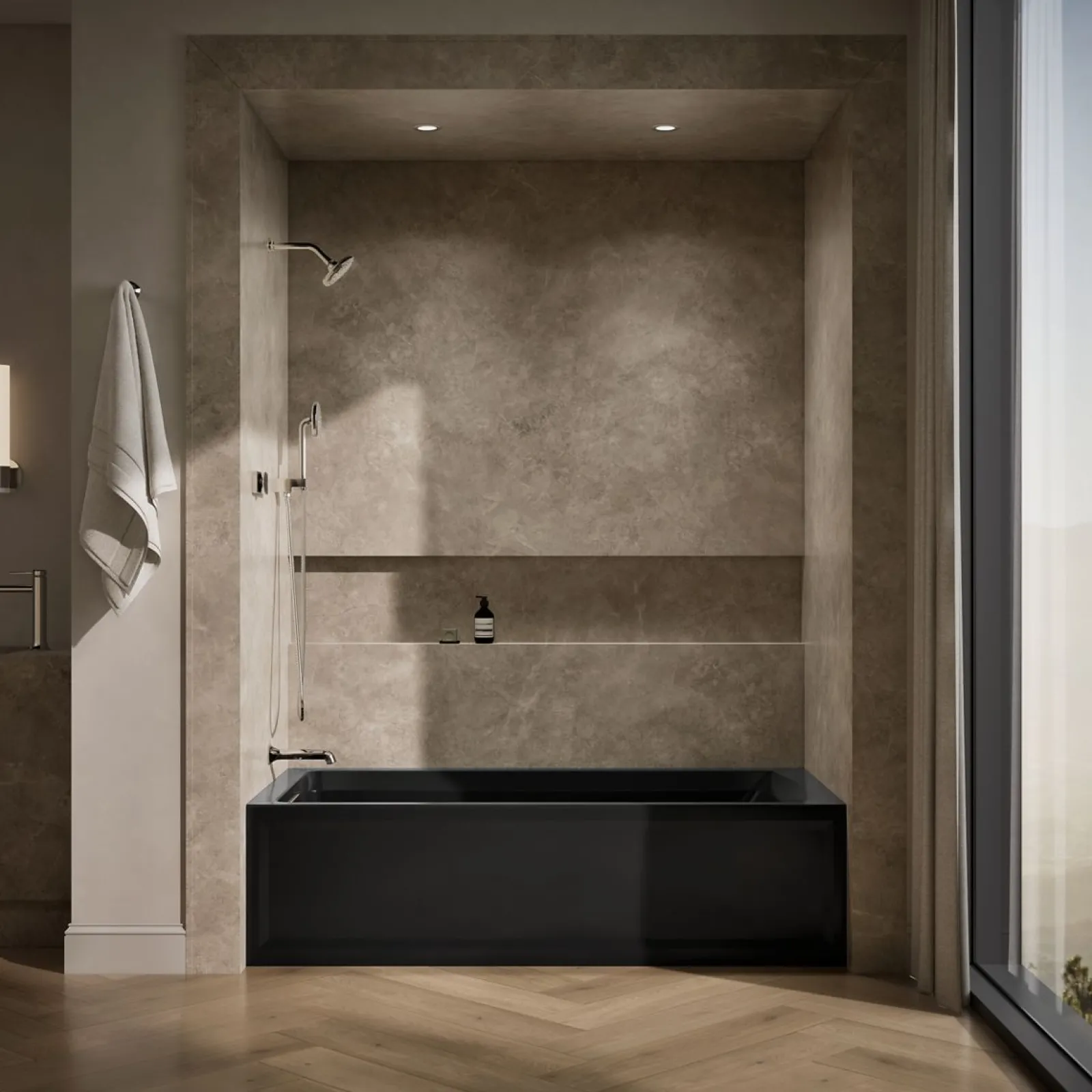 72" x 36" alcove bath with Bask® heated surface, left drain^Kohler Discount