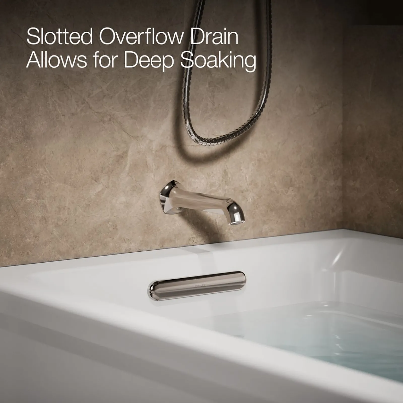 72" x 36" alcove bath with Bask® heated surface, left drain^Kohler Discount