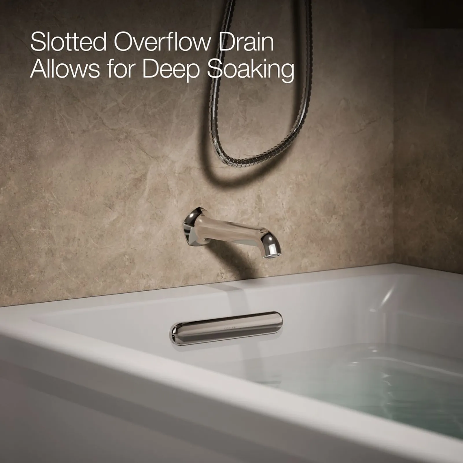 72" x 36" alcove bath with Bask® heated surface, left drain^Kohler Discount