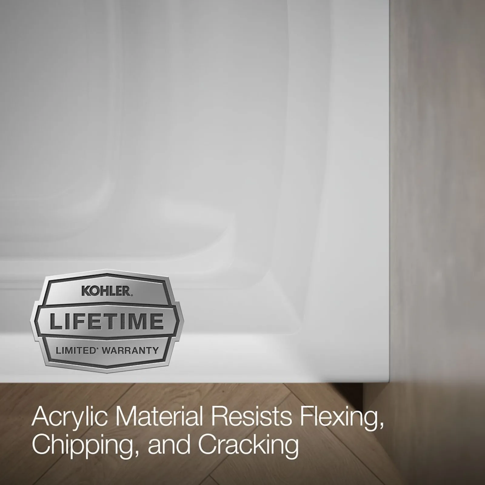 72" x 36" alcove bath with Bask® heated surface, left drain^Kohler Discount