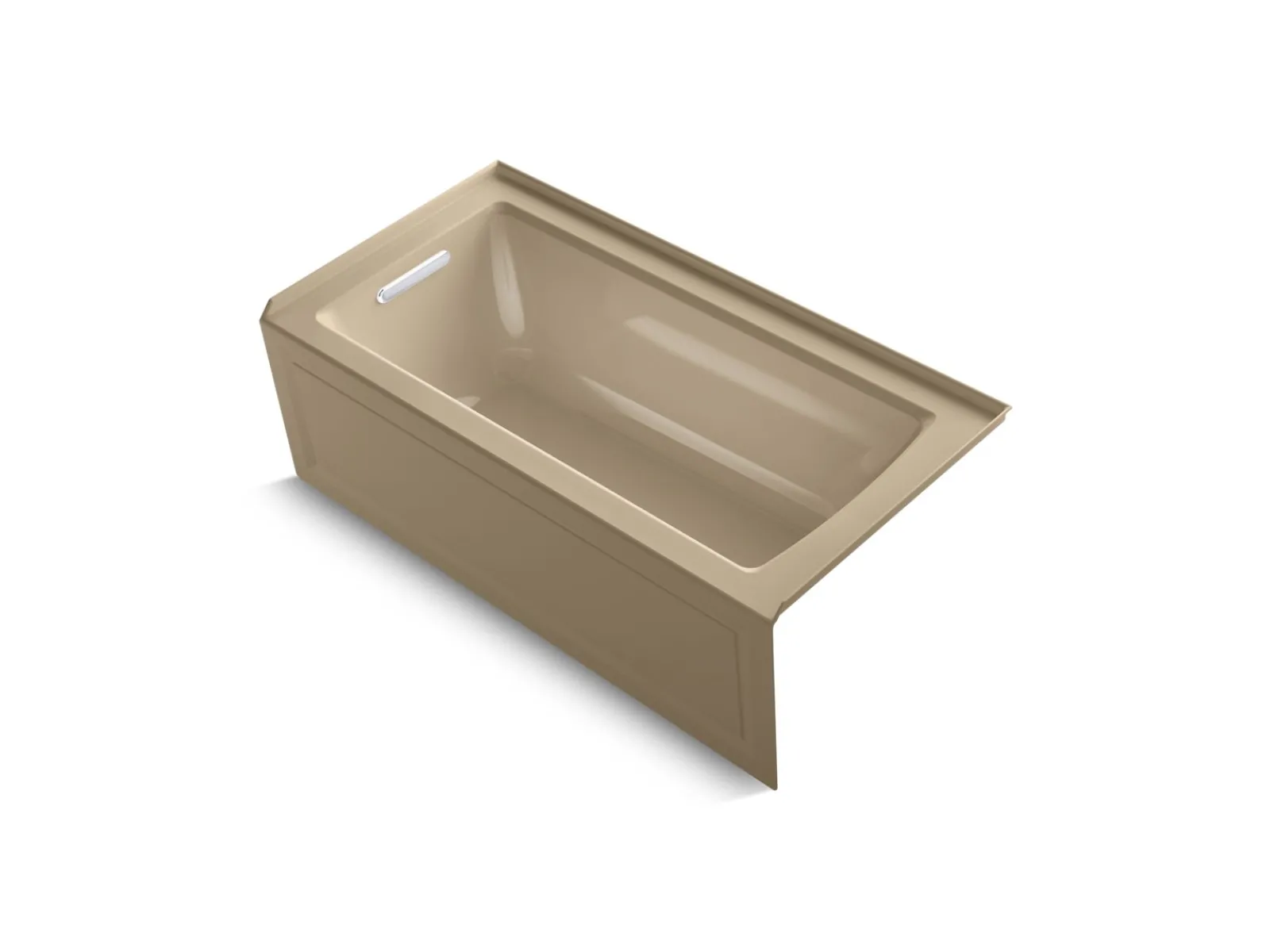 60" x 30" alcove bath with Bask® heated surface, alcove left drain^Kohler New