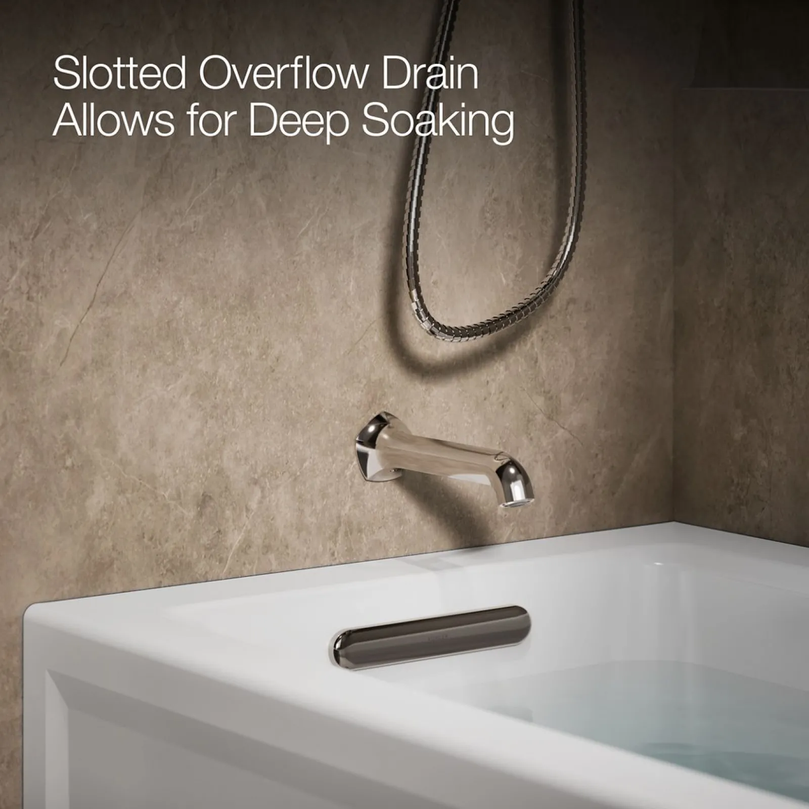 60" x 30" alcove bath with Bask® heated surface, alcove left drain^Kohler New