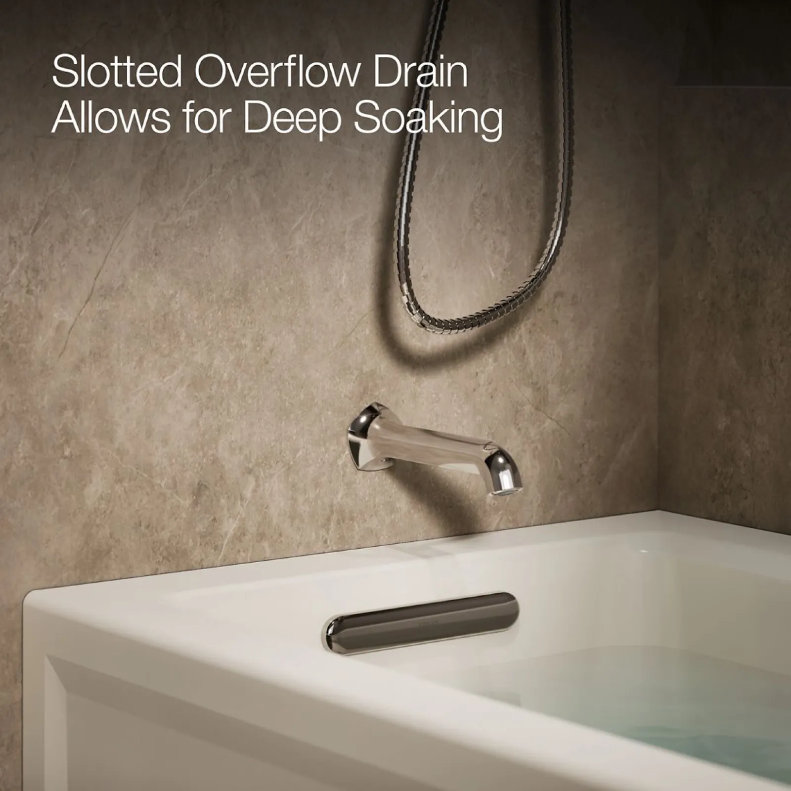 60" x 30" alcove bath with Bask® heated surface, alcove left drain^Kohler New