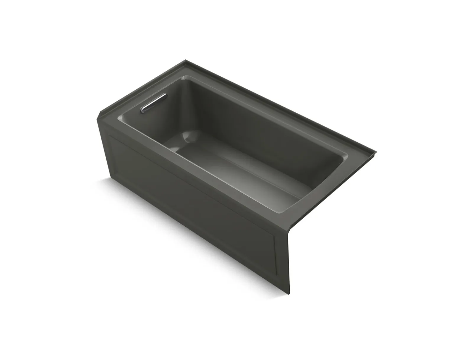 60" x 30" alcove bath with Bask® heated surface, alcove left drain^Kohler New