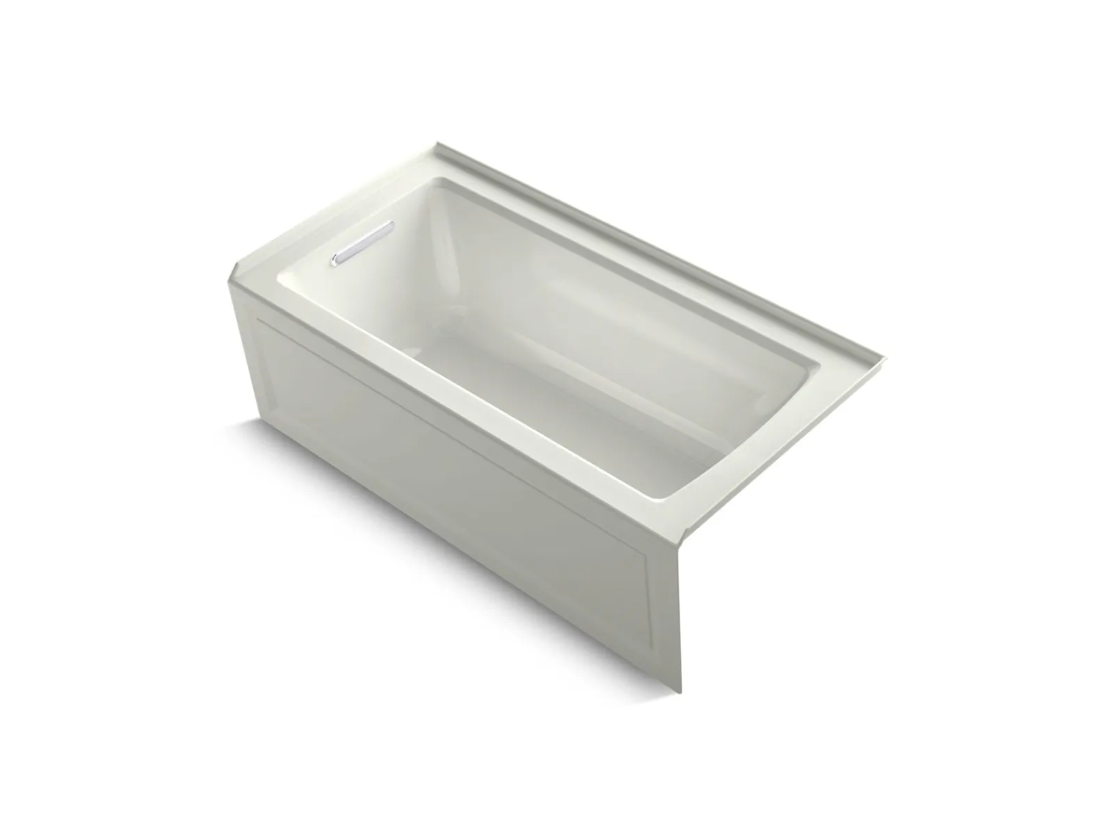 60" x 30" alcove bath with Bask® heated surface, alcove left drain^Kohler New