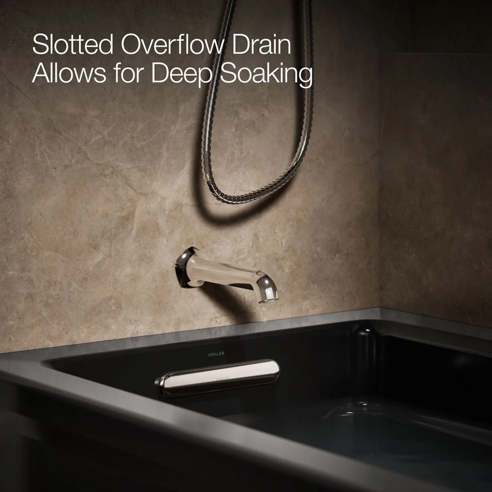 66" x 32" alcove bath with Bask® heated surface, left drain^Kohler Best