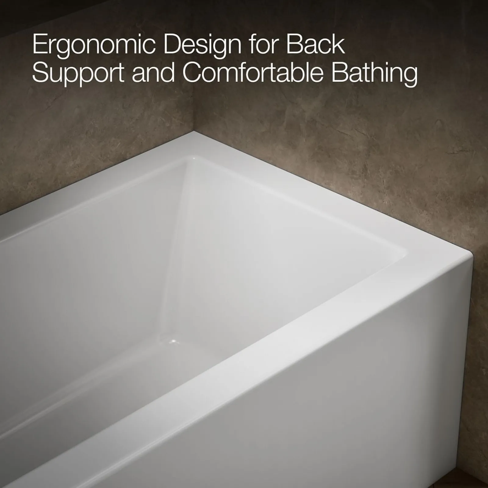 60" x 32" alcove bath with integral apron, integral flange, and left-hand drain^Kohler Sale
